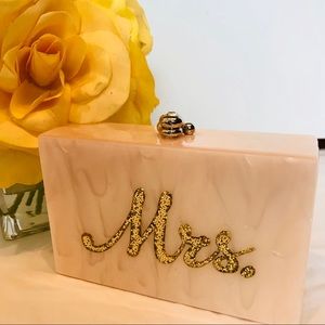 JARDIN Mrs. Mother of Pearl Box Purse
